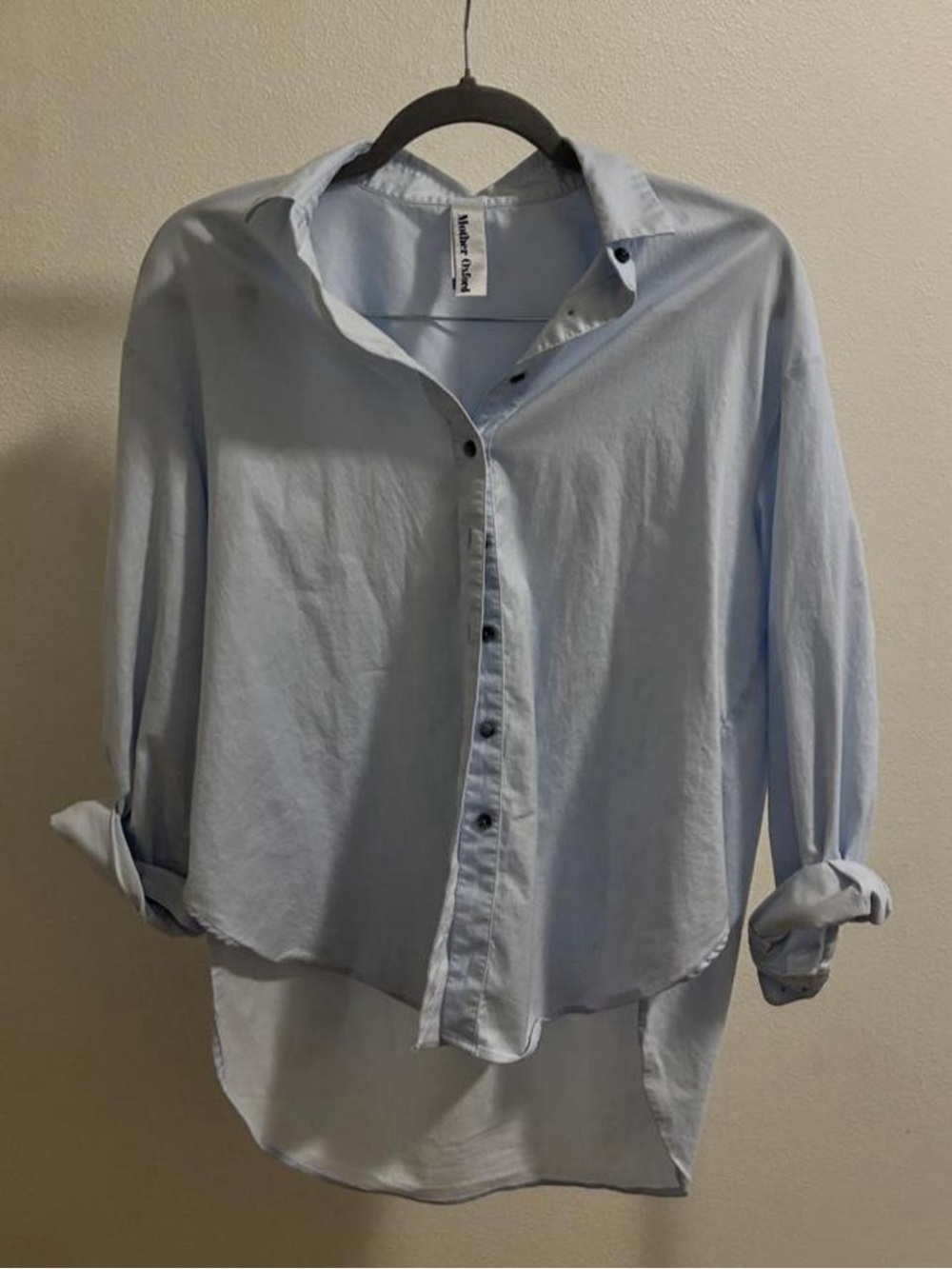 Madewell Light Blue Relaxed Button-Up Blouse